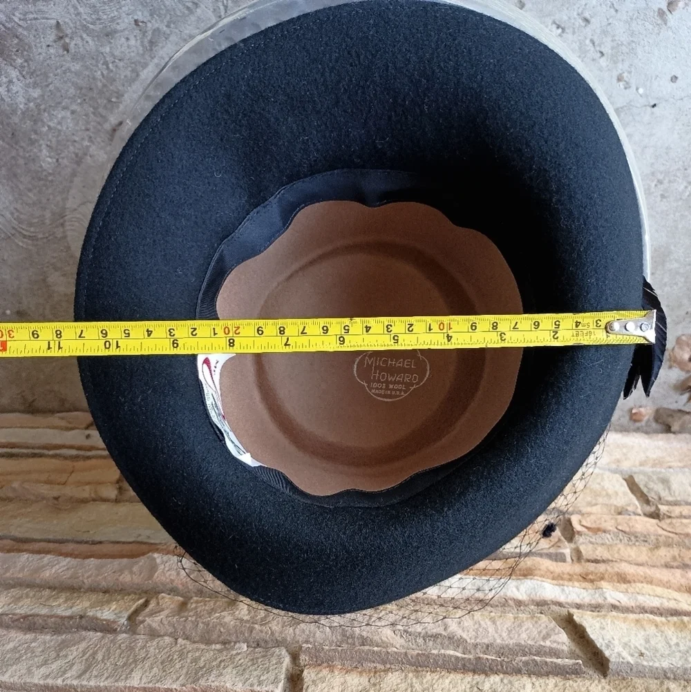 Vintage Michael Howard Mr Charles 100% Wool Ladies Hat